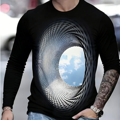 Trendig 3D Print T-Shirt | Rolig, Oversize, Unisex för Daglig Användning 👕