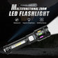 🔥🔥2026 NY TYP -50% REA⚡50K+ SÅLDA!Multifunktionell LED-ficklampa med zoom och strömindikator