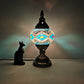 💖Vintage mosaik-turkisk dekorativ bordslampa