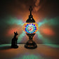 💖Vintage mosaik-turkisk dekorativ bordslampa