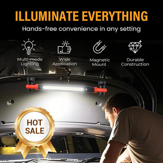 🔥 50% RABATT ⏰ Smart arbetsbelysning för motorhuv 🚗 LED-ljusramp för bilreparation – starkt ljus, bättre sikt & säkrare arbete 🔧✨