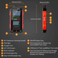 📢2026 Hetsäljande vara - 50% rabatt⏰USB-laddningsbar digital multimeter – True RMS, automatiskt område, bakgrundsbelyst LCD-display, CAT III 1000V 🛡️