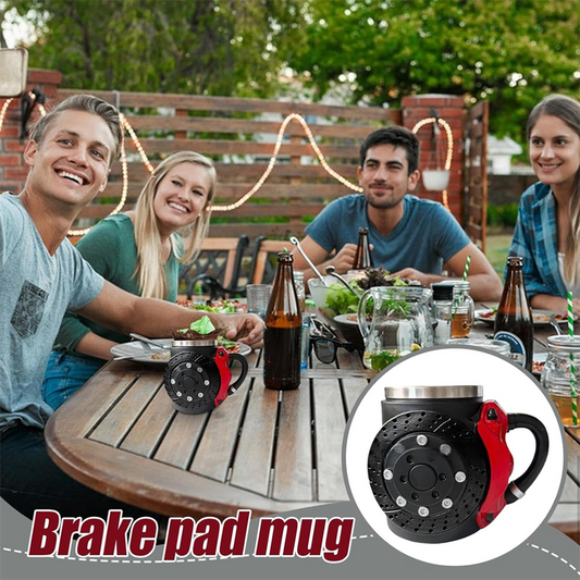 🔥Tidsbegränsad 50% rabatt!🚗 Mugg med bromsskivmönster, en favorit bland bilentusiaster!
