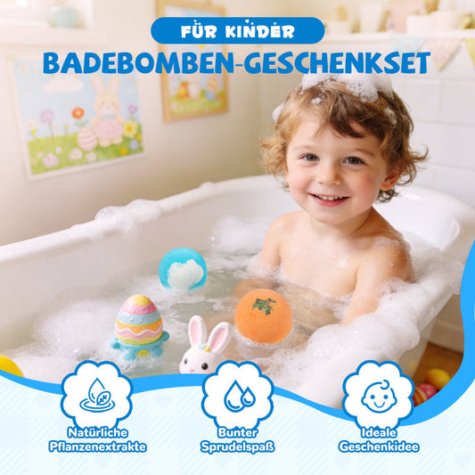 🛁 60% RABATT | 12 Badbomber med Leksak – Rolig & Hudvänlig för Barn