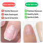 💅Starkt nagellim, speciellt utformat för att ta bort nagelplack – långvarig och pålitlig fixering.