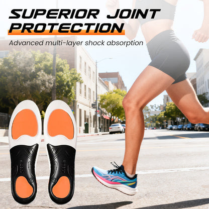 👟 KÖP 2 FÅ 1 GRATIS! ⚡ Sportinlägg med Stötdämpning & Fotvalvsstöd – Andningsbara, Lindrar Smärta & Perfekta för Löpning och Träning 🏃