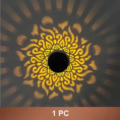 🌞✨ 50% RABATT! Solcellsdriven Mandala Projektorlampa