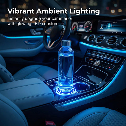 🔥Tidsbegränsat erbjudande: Köp 1 få 1 gratis✨LED-mugghållarlampa i bilen