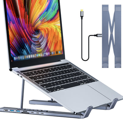 💻🚀USB-C Dockningsstation Laptopställ med 4K HDMI⚡Fri frakt, snabb leverans