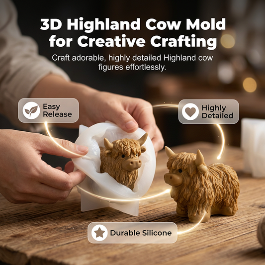 🔥KÖP MER SPARA MER🔥3D Silikonform för Höglandskon