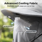 🔥🎁Nyhet 50 % RABATT🔥En ventilerad fiskarhatt👒 med avtagbart ansiktsskydd – superpraktisk!