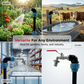 🚰 Tidsbegränsad 50 % rabatt! 💧 Tillbehörsset för IBC-tank – Läckagesäker kran i zinklegering, verktygsfri installation, kompletta tillbehör ✨