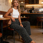 👖⏰ 60% RABATT endast under en begränsad tid! Dambyxor med rynkad hög midja och vida ben – lätta, mångsidiga och i elegant oversize-stil 🌿