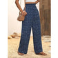 👖⏰ 60% RABATT endast under en begränsad tid! Dambyxor med rynkad hög midja och vida ben – lätta, mångsidiga och i elegant oversize-stil 🌿