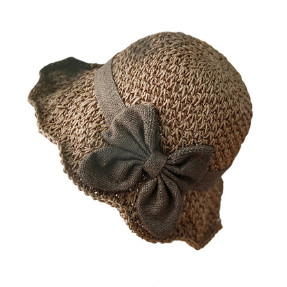 🎀 50% RABATT 👒 | Stråhatt med Retrobåge – Hopfällbar & Andningsbar för Sommaren