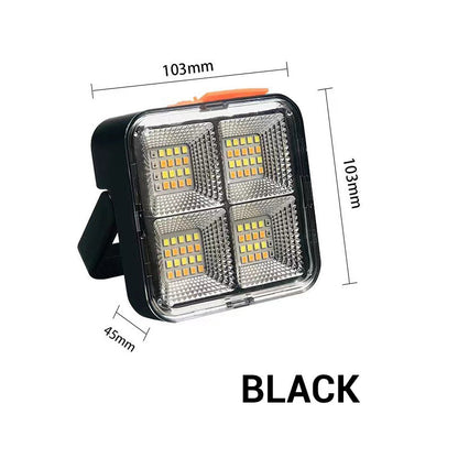 💡50% Rabatt☀️ Bärbart Solljus med 4 Belysningslägen – Laddningsbart, Justerbart & Perfekt För Utomhusbruk & Nödsituationer 🏕️