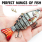 🎣 50 % RABATT! 🐟 Flersegmenterad bionisk simbete