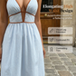 🔥Ny produktlansering✨Få 50 % rabatt nu!💖Women's Striped Halter Neck Maxi Dress