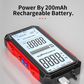 ⏰Få 50 % rabatt nu! ⏰USB-laddningsbar digital multimeter – True RMS, automatiskt områdesvärde, bakgrundsbelyst LCD-display, KAT III 1000V 🛡️