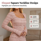 👚 57% RABATT! 🌸 Maxikleid mit quadratischem Ausschnitt – Vintage-Charme trifft moderne Eleganz. Zeitlos & zauberhaft. ✨