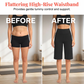 ⏰Sista dagen av kampanjen: Få 49 % rabatt! 🔥👖 Yogashorts med hög midja och fickor för dam