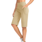 ⏰Sista dagen av kampanjen: Få 49 % rabatt! 🔥👖 Yogashorts med hög midja och fickor för dam
