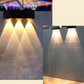 💕En lampa för att försköna din trädgård – utan att spendera ett öre på el✨Flerfärgad solcellsvägglampa för utomhusbruk✨