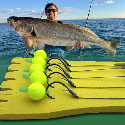 🥳 2026 HETFÖRSÄLJNING 🥳 💞 50 000+ SÅLDA! 🎣🌊 Högflytande flytkrok – Håller sig på perfekt djup, ljus färg lockar fler hugg. Vass högkolehaltigt stål. En spelförändrare för sportfiskare! 🐟✨