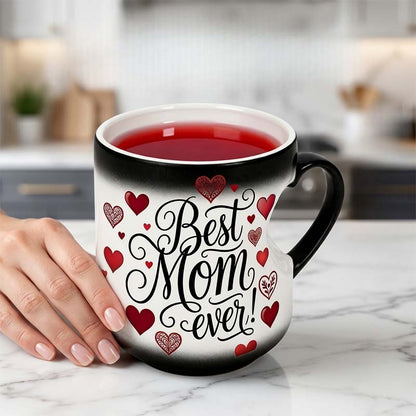 ☕️ Värmekänslig färgskiftande "Bästa mamma"-mugg 💖 Fantastisk mugg, perfekt mors dag-present