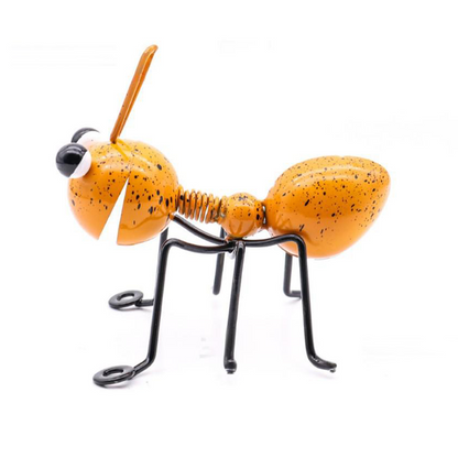 🐜💚 Färgglada myrträdgårdsskulpturer – unikt formade, rostar aldrig och ger din trädgård ett leende varje dag 😊🌿