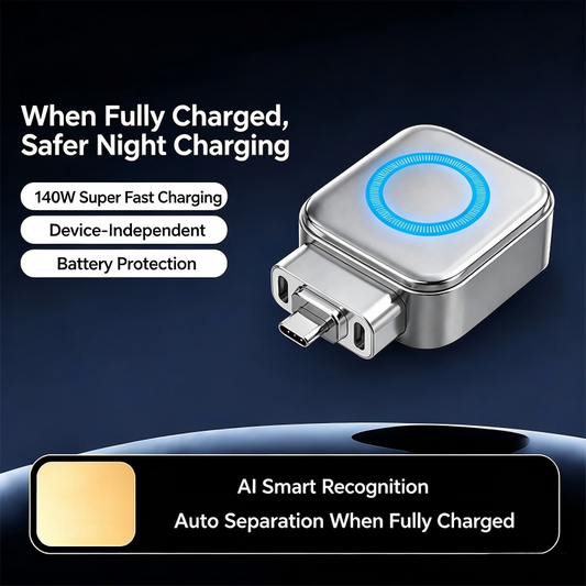 🌞Välkomna våren med 50 % rabatt!⚡140 W supersnabb laddare med AI-styrd automatisk avstängning – USB-C PD3.1 – intelligent batteriskydd – passar alla iPhone-, MacBook- och surfplattor