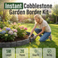 🌼🍀Bästsäljare på sommaren 50% rabatt🔥Enkel installation av kullerstenskant - 5M kantsats