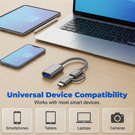 ✨Nya produkter lanseras under 2026✨🔥2-i-1 OTG-adapter för USB-C & Micro USB