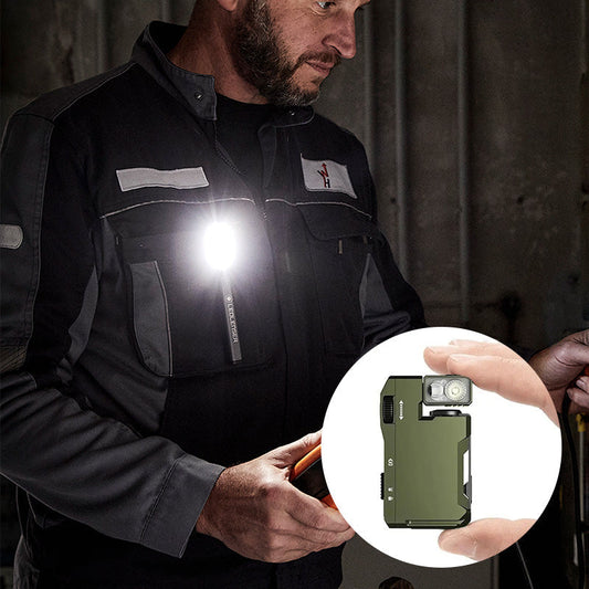 🔦 Tidsbegränsad 50 % rabatt! ✨ Minificklampa med roterande huvud – intelligent adaptiv belysning som hjälper dig att ge dig ut på det ultimata äventyret 🧭⚡