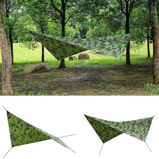 🏕️ Campinghängmatta med myggnät och vattentätt överdrag✨Myggnät, regnskydd, förvaringsväskor – allt i ett set.