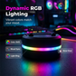 ⏳Tidsbegränsad 50 % rabatt!! ❤️Bärbar Bluetooth-högtalare med RGB-belysning och telefonstativ