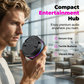 ⏳Tidsbegränsad 50 % rabatt!! ❤️Bärbar Bluetooth-högtalare med RGB-belysning och telefonstativ