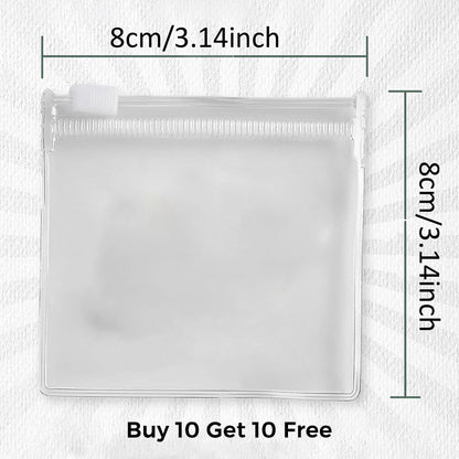 🔥Köp 10 och få 10 gratis✨Mini PVC-påse med skjutförslutning