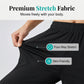 👖 49% RABATT NU! 💐 Dambyxor med snabbtorkande och stretchiga capribyxor – Ultrastretchiga, svettavvisande och smal passform för dagligt bruk ☀️