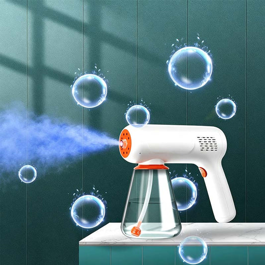 🔥50% rabatt på rea!💧 Ultrafin nanospray - jämn täckning--Bärbar blåljusnebulisator för desinfektion