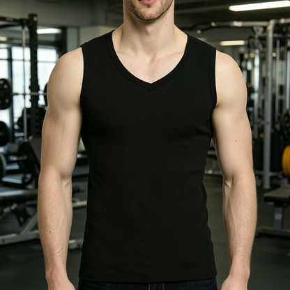 💪Andningsbart sportlinne för män--Lätt och andningsbar, sportig passform! 🏋️‍♂️👕