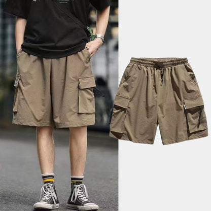 🏃Herr Cargo Shorts - Avslappnad passform, lätt och andningsbar, flera fickor! 🩳💪
