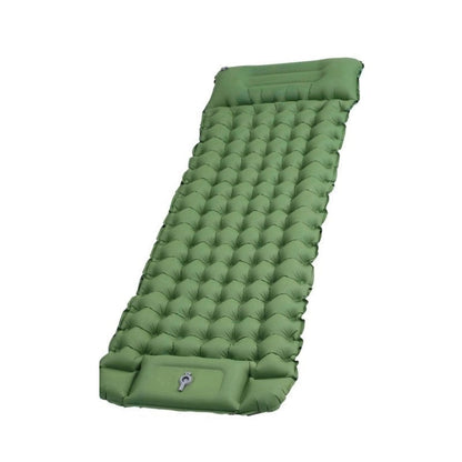 🛏️ 50 % rabatt! ⛺ Lätt och smidig uppblåsbar madrass – med inbyggd fotpump, 10 cm tjocklek och slitstarkt TPU-material – för en bekväm camping- och reseupplevelse ✅🌿
