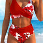 🔥👙 50% RABATT! Bikini med hög midja och tryck – skulptera dina kurvor och visa upp din charm i sommar ☀️