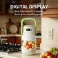❄️ Sommarerbjudande för nedkylning: 49% rabatt! 🥝 Bärbar USB-mixer – 1000 ml smoothie- och milkshakemixer med digital display