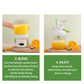 ❄️ Sommarerbjudande för nedkylning: 49% rabatt! 🥝 Bärbar USB-mixer – 1000 ml smoothie- och milkshakemixer med digital display