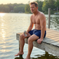 ❄️Begränsat erbjudande med 56% rabatt! 🌊 Snabbtorkande badbyxor för män - Lätta strandshorts med resår i midjan, perfekta för semester, poolen och sommarkläder.