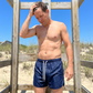❄️Begränsat erbjudande med 56% rabatt! 🌊 Snabbtorkande badbyxor för män - Lätta strandshorts med resår i midjan, perfekta för semester, poolen och sommarkläder.