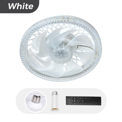 🌞50 % rabatt! 💡2-i-1 dimbar takfläkt med fjärrkontroll – tyst, justerbar och platsbesparande.