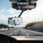 🚗Säker körning, handsfree! 📱Universell mobilhållare för backspegeln